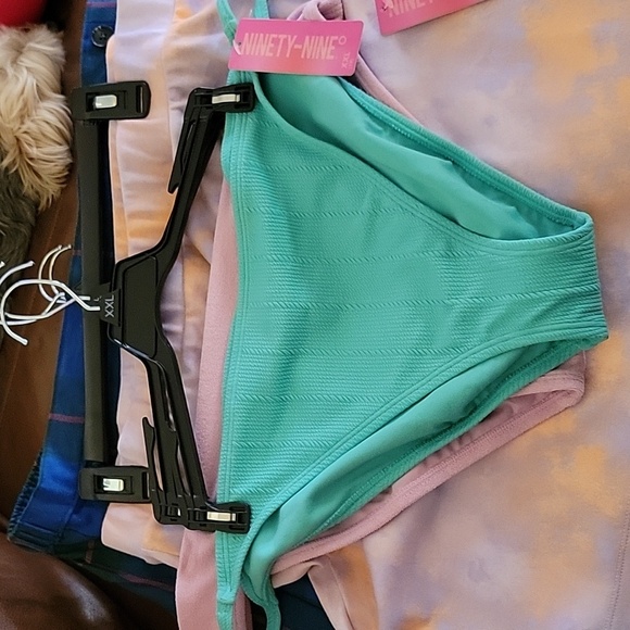 Ninety Nine Turquiose Bikini Bottoms XXL - Picture 5 of 7